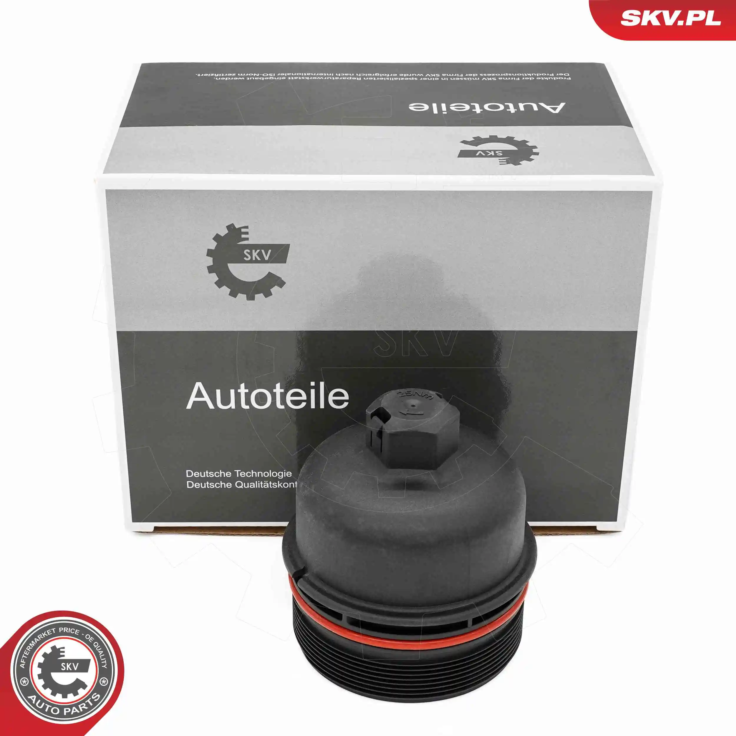 Cap, oil filter housing